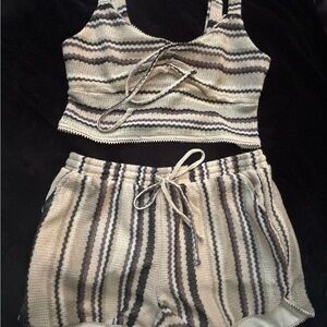 No Boundaries Striped Knit Ensemble